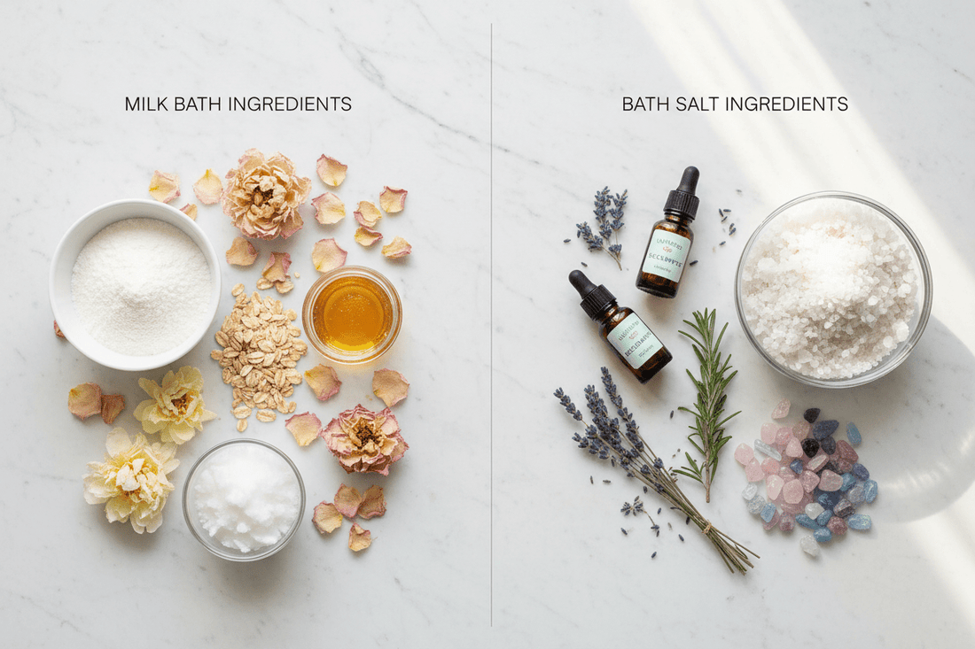 Milk Bath vs. Bath Salts: Which Should You Choose? - SOMA & SAGE