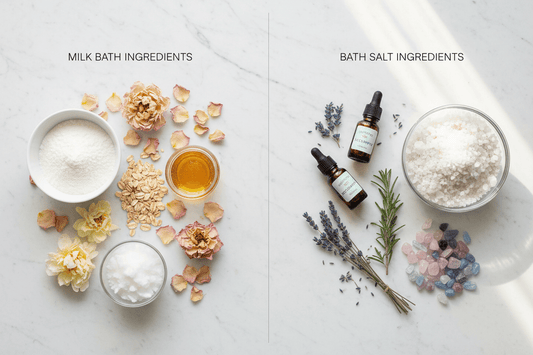 Milk Bath vs. Bath Salts: Which Should You Choose? - SOMA & SAGE