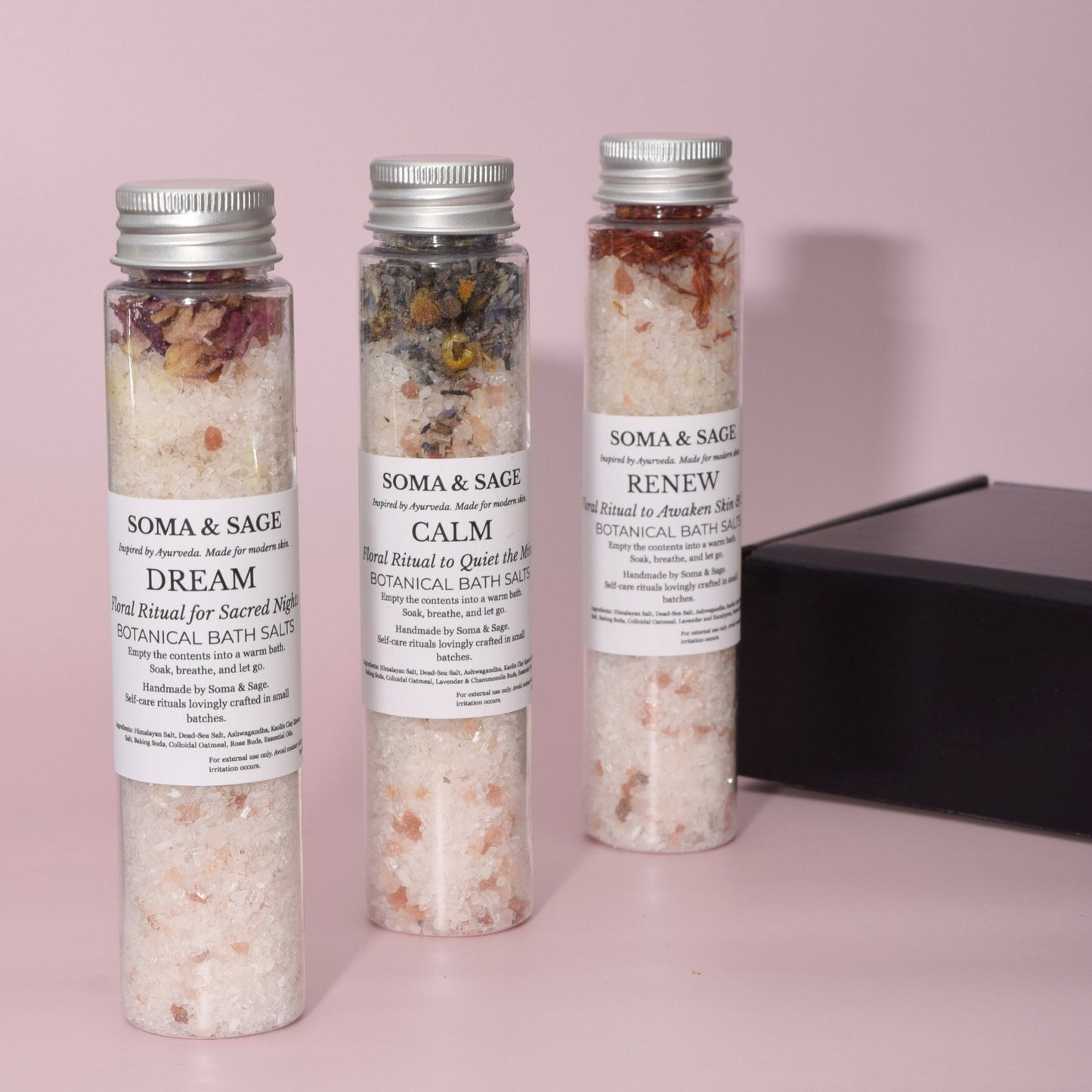 Bath Salt Soak Trio - Calm, Renew & Dream - SOMA & SAGE