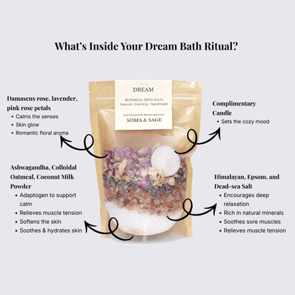 Botanical Bath Salt Soak – Himalayan + Epsom - SOMA & SAGE