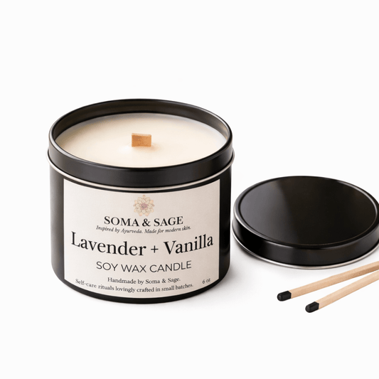 Candle - Lavender + Vanilla - SOMA & SAGE