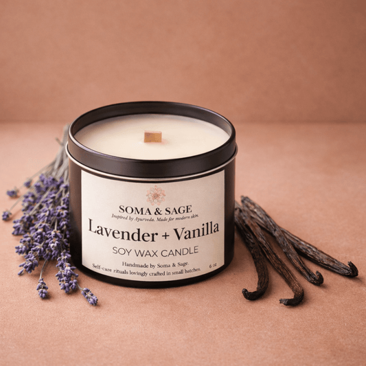Candle - Lavender + Vanilla - SOMA & SAGE