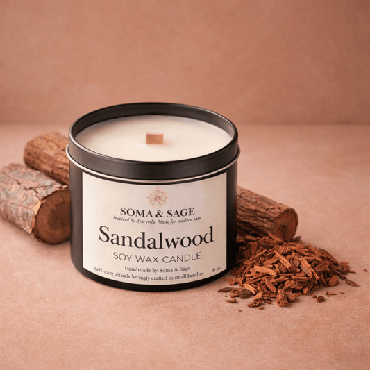 Candle - Sandalwood - SOMA & SAGE