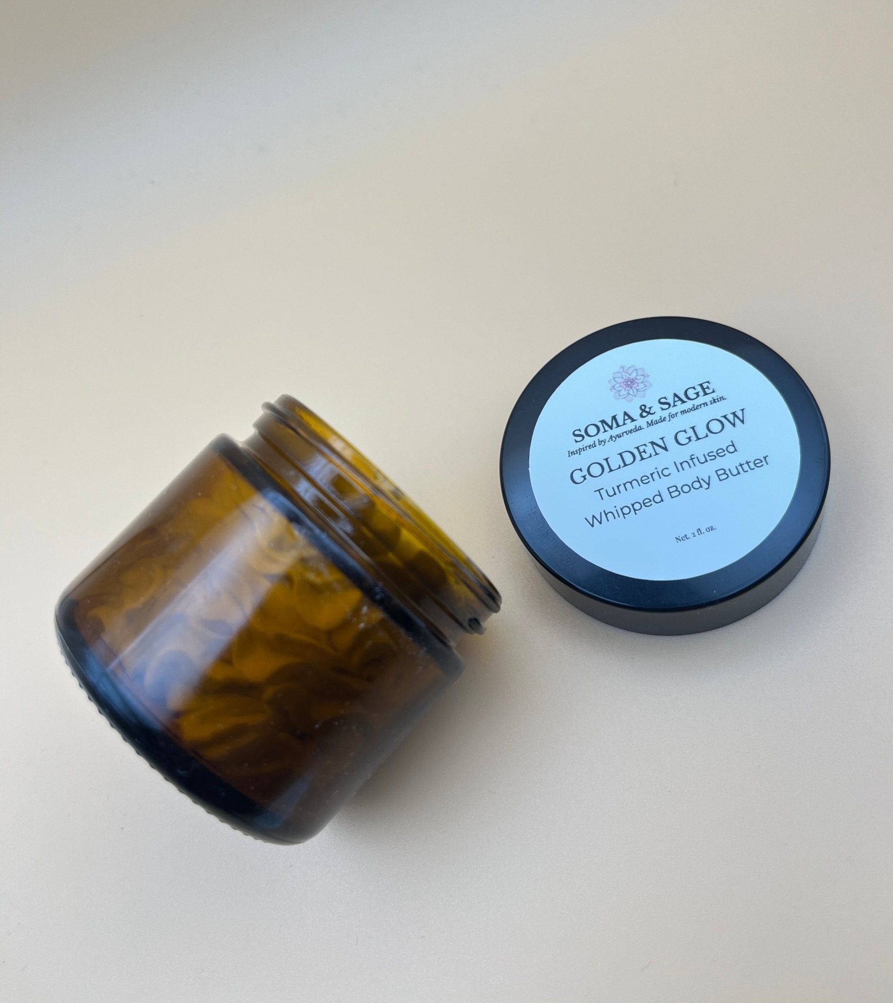 Golden Glow - Turmeric Whipped Body Butter - SOMA & SAGE