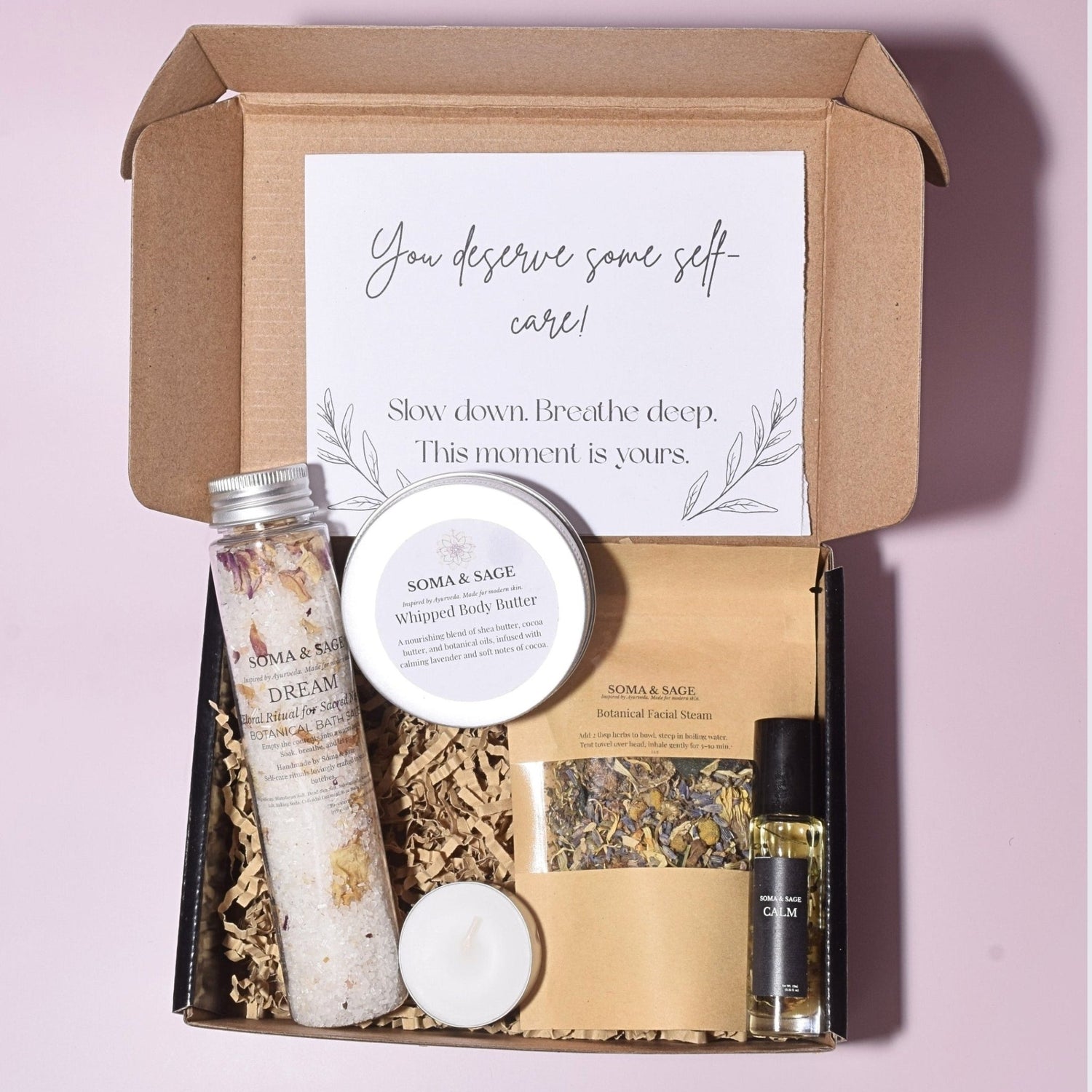 Self - Care Gift Box - Complete Wellness - SOMA & SAGE